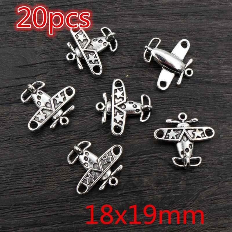 New Fashion Antique Silver Plated Airplane Grenade Helicopter Chrams Metal Alloy Pendant DIY Charms DIY Jewelry Making Findings