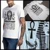 Egyptian T-shirt Egypt Hieroglyphics Ancient Kemet Pharoah Ankh Winged Goddess