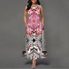 2025 New Fashion Trend Dresses Spring Summer Printed Waist Dresses Fashion Women's