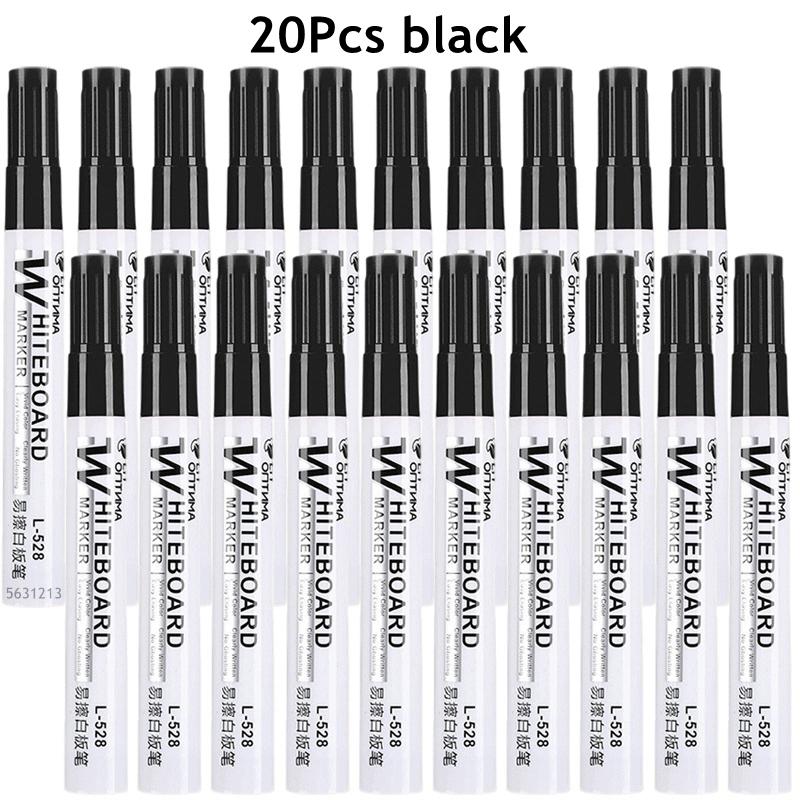 4-100Pcs Erasable Whiteboard Marker Pen Blackboard Marker Teaching Chalk for Glass Office School Stationery White Board Marker