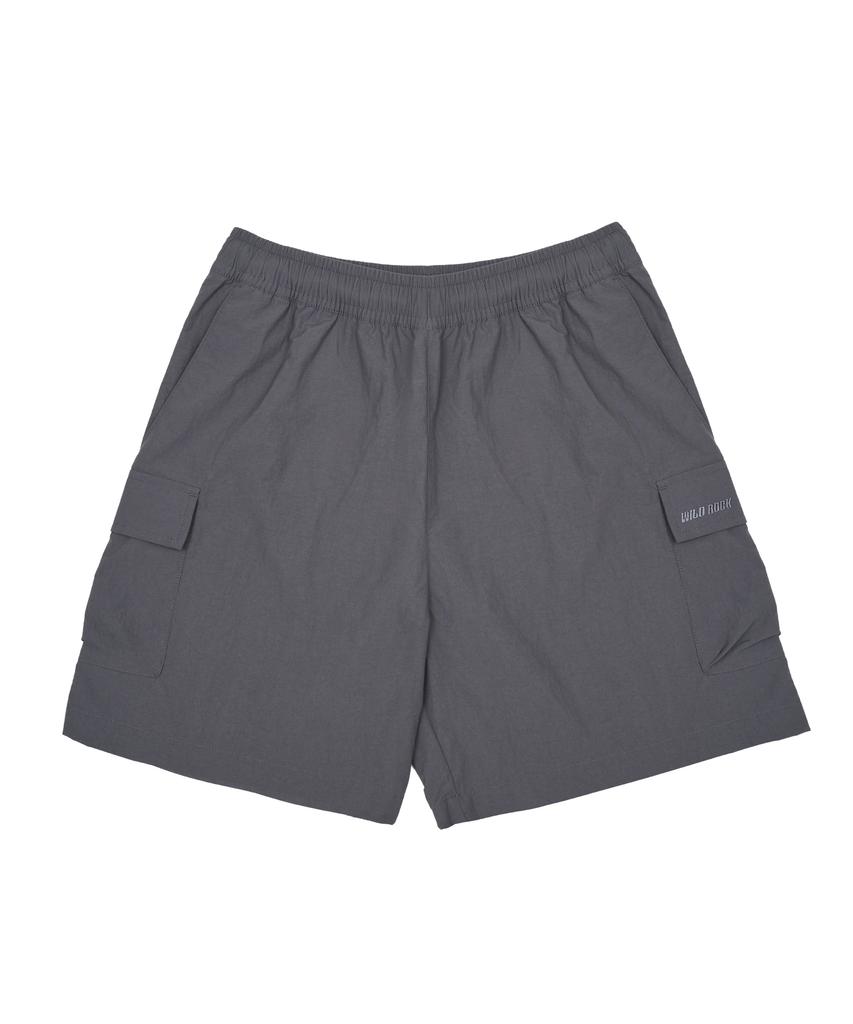 WILDROCK Nylon Taslan Cargo Shorts_Charcoal