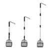 Retractable Handle Stainless Steel Litter Scoops Cleaning Tool For Efficient Pet Waste Removal of Various Environment