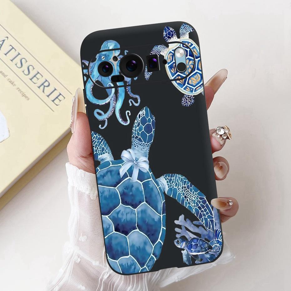 Fashion Painting Phone Case For Google Pixel 9 Pro 9A Black Silicone Soft Cover For Google Pixel9 9A 9Pro Cases Bumpers