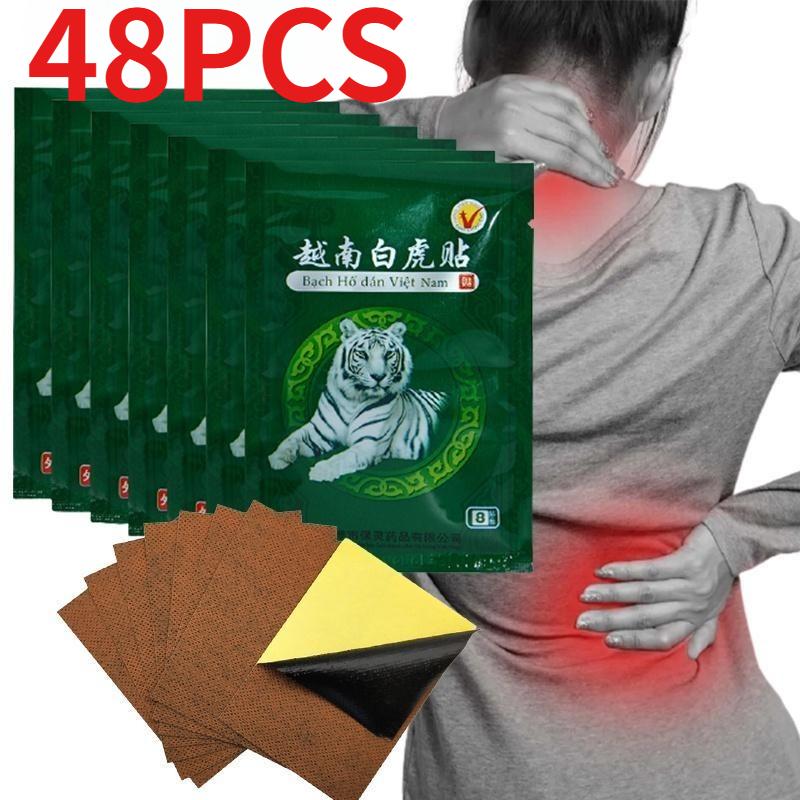 

Пластир для знеболювання китайського тигра для плеча, шиї, спини, колінного суглоба, м’язового знеболення, охорони здоров’я 6Bags - 48Pcs