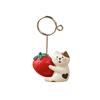 Creative Cute Cat Hugging Strawberry, White Bear Hugging Lemon Resin Message Holder, Desktop Decoration Photo Holder Note Holder