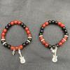 Magnetic Heart Beaded Couple Bracelets – Elastic Jewelry for Best Friends