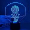 3D Basketball Nachtlicht Backboard Illusion Korb Lampe für K