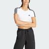 New Adidas Set In Sleeve T Shirt Women's White IR6112
