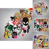 Vibrant 100 Pcs Skateboard Stickers With Waterproof Graffiti For Laptops And Luggage