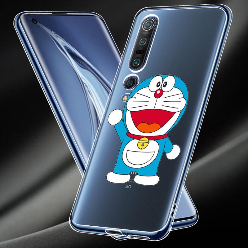 Cute Doraemon Soft Silicone Cover For Xiaomi Mi Note 11 11i 10i 10T 10 9T 9 SE Lite Pro Ultra Phone Case