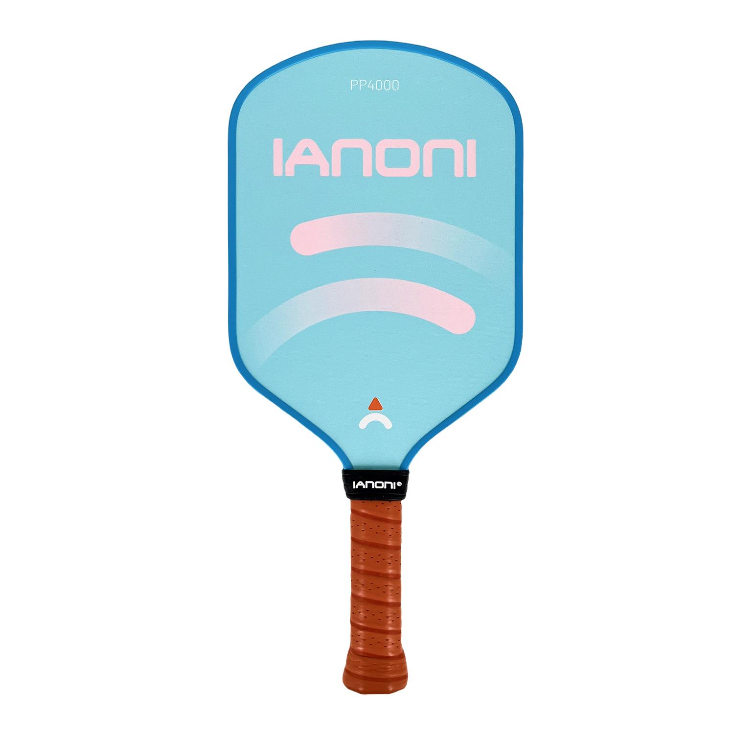 IANONI SPORTS Wholesale High Quality PP4000 PP Honeycomb 14mm PTFE Carbon Fiber Paddle Pickleball Racket