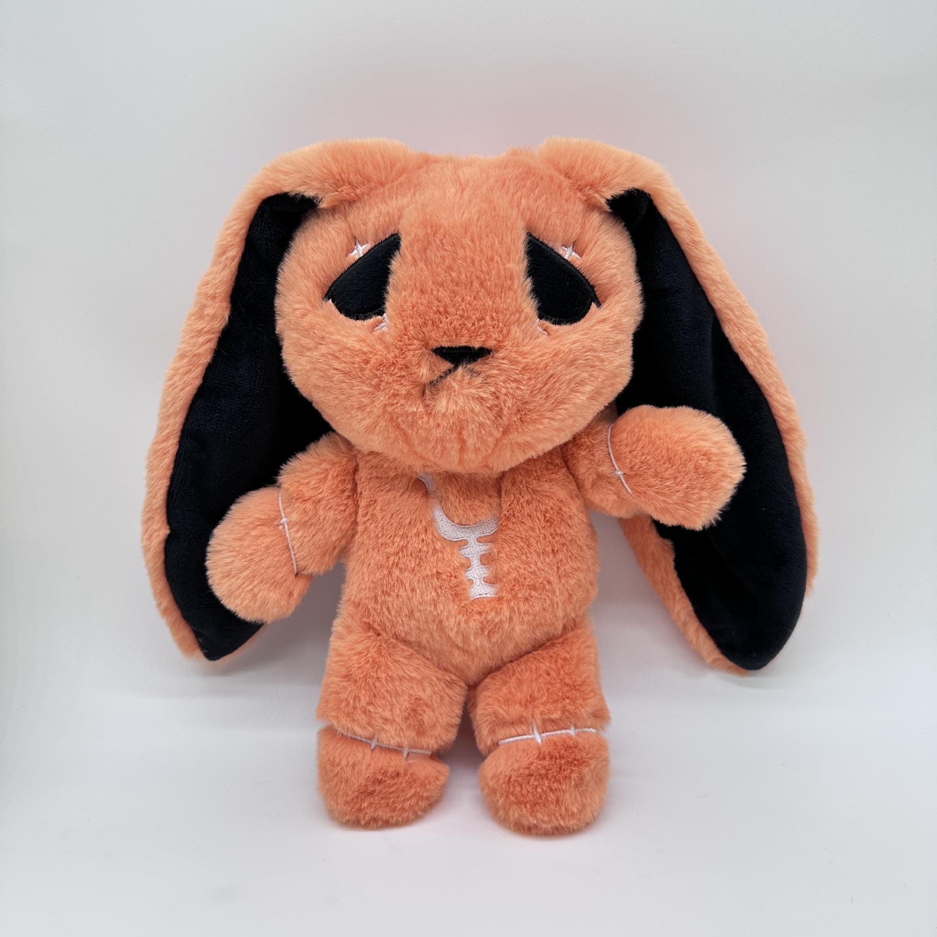 

Новая трансграничная плюшевая игрушка-кукла Dreadfuls Anxiety Rabbit, рождественский подарок, праздничная подушка с поздравлениями и игрушками для сна 24cm