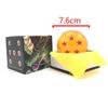 7.6cm Anime Figure Dragon Ball Crystal Stars Collection Desk Decoration Toys Z clear and translucent toy 1 2 3 4 5 6 7 Round Sensory Durable Bouncy