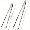 1pc/2pcs Stainless Steel Multifunctional Barbecue Clips, Bread Clips and Ice Clips-perfect for Barbecue, Baking and Camping