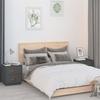 VidaXL Bedside Tables 2 Pcs Grey 40x34x45 Cm Solid Pine Wood818330