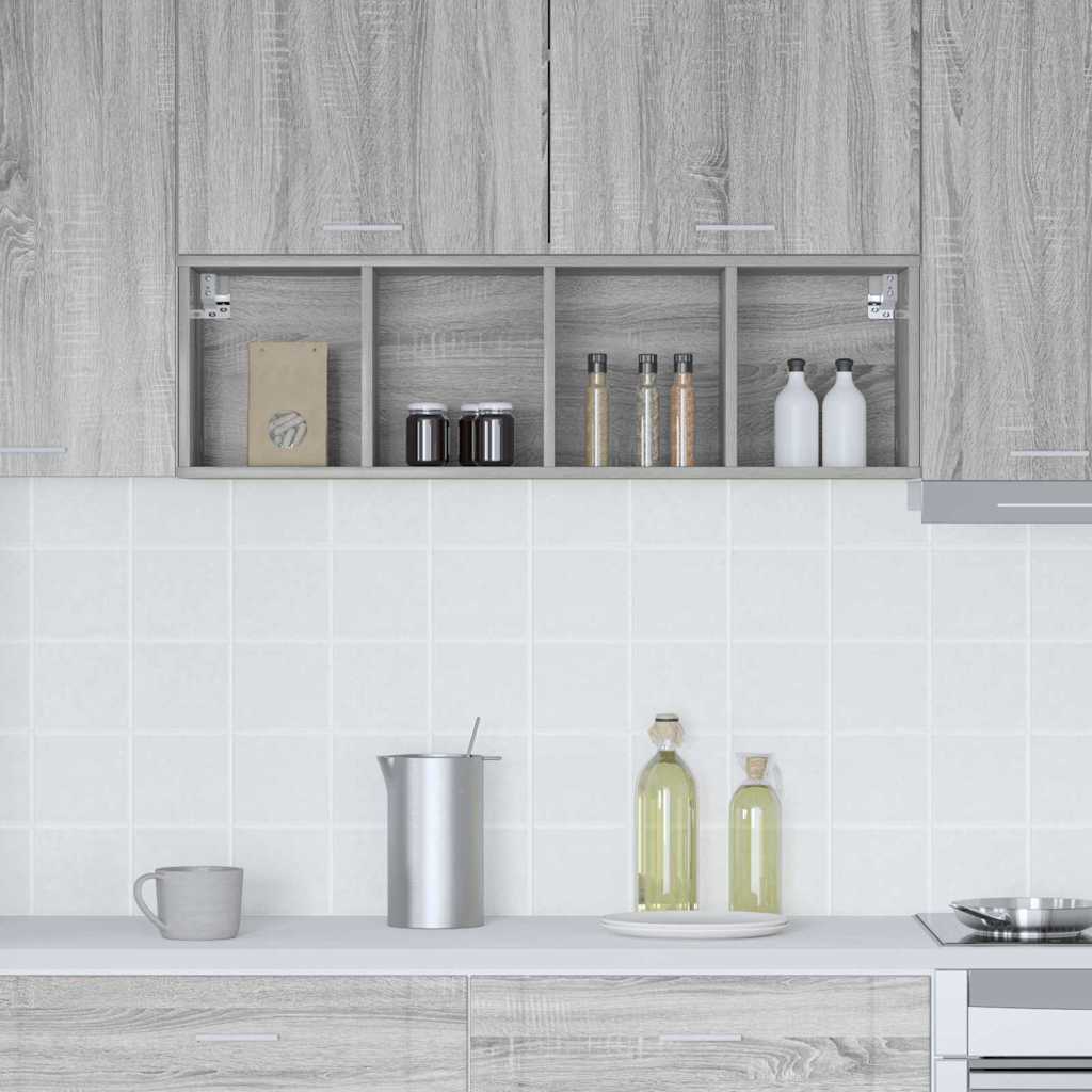 Hanging Cabinet Grey Sonoma 30 x 29.5 x 100 cm Particleboard