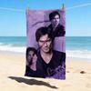 Ian Somerhalder Stylish Digital Printing Beach Towel Quickdrying Absorbent Blanket For Beach Pool Gym Travel Christmas Gift C922104