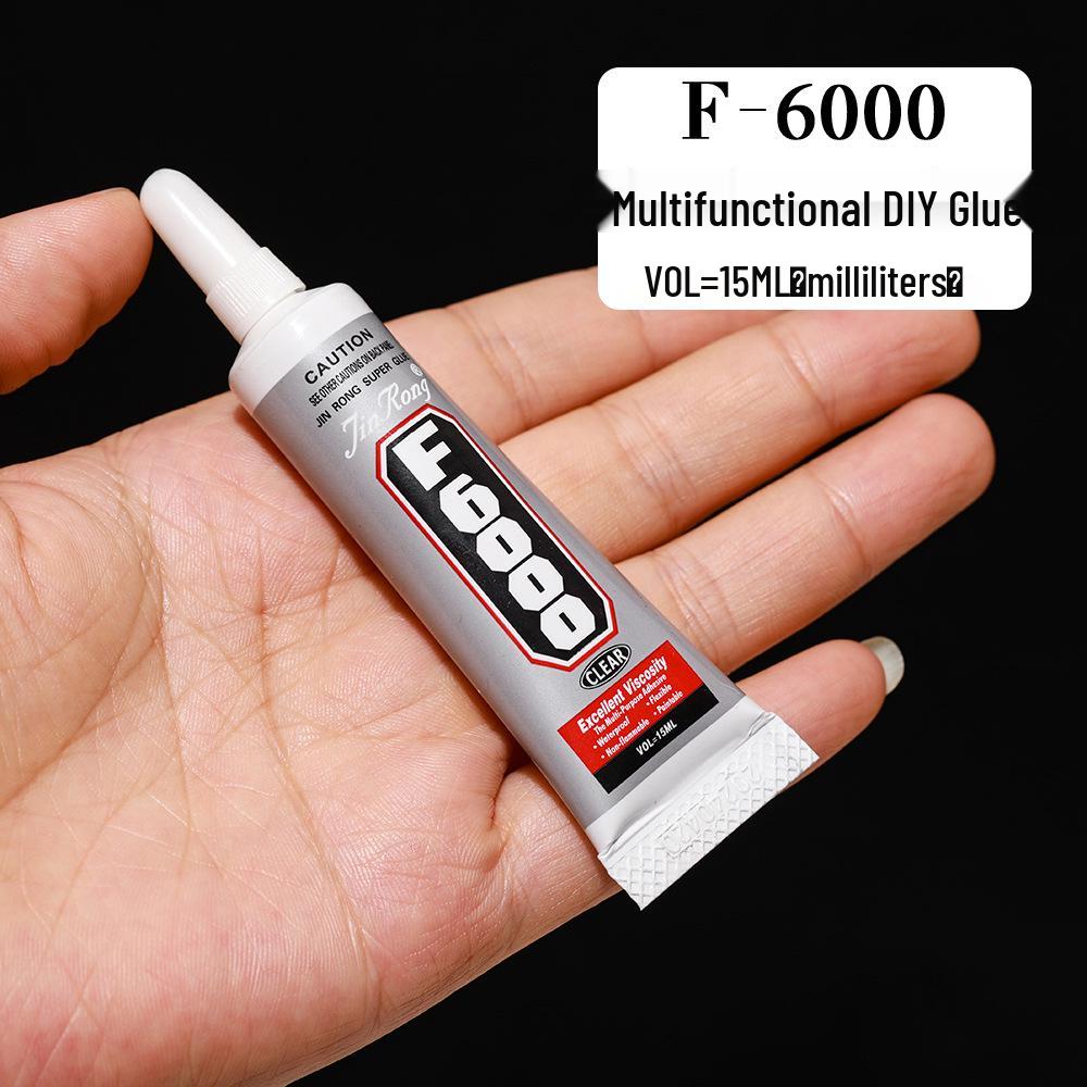 Jinrong F6000 Rhinestone & Mother-of-Pearl Jewelry Glue, 120ml - Universal DIY Craft Adhesive