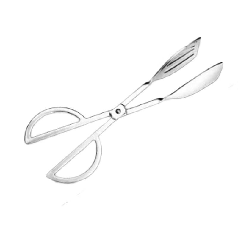 Stainless Steel Scissor Food Tongs - 5 Pack