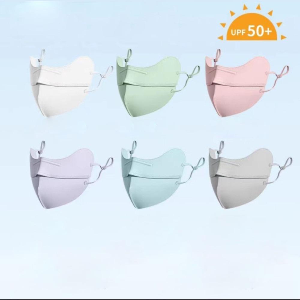 Breathable Sunscreen Mask Anti-UV Anti-sun Mask Fashion Face Veil  Unisex