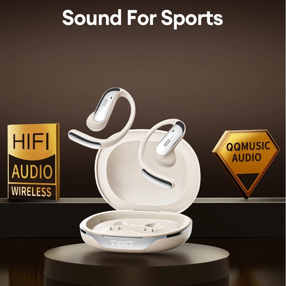 Origina Lenovo AC100 OWS Open-Type Wireless Bluetooth Earphone HIFI Sound Quality HD Call Touch Earbud Waterproof Outdoor Sports Headphone NEW
