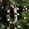 Christmas Tree Branches Stem Branches Glitter Garland Christmas Picks For Crafts For Indoor Holiday Winter Fall Mantle Outdoor