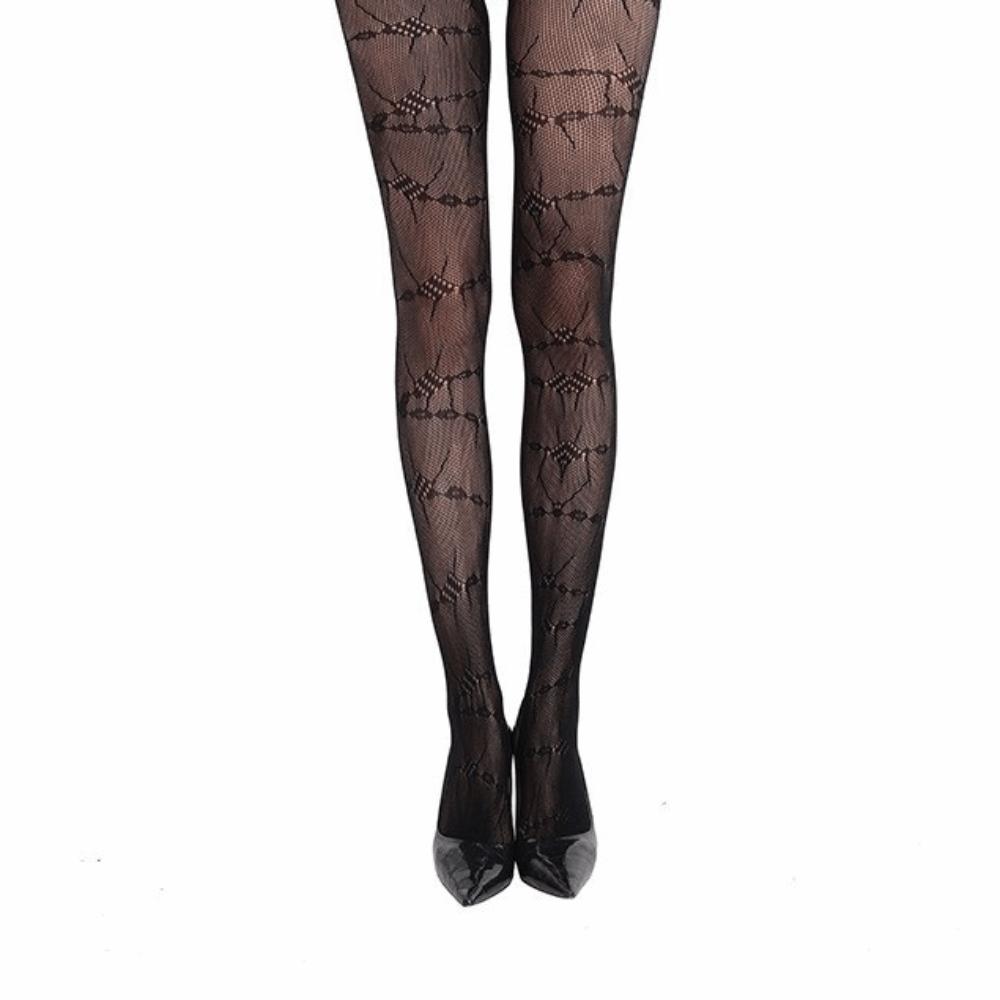 Hollowed Out Halloween Theme Pantyhose Jacquard Spider Web Pantyhose Party