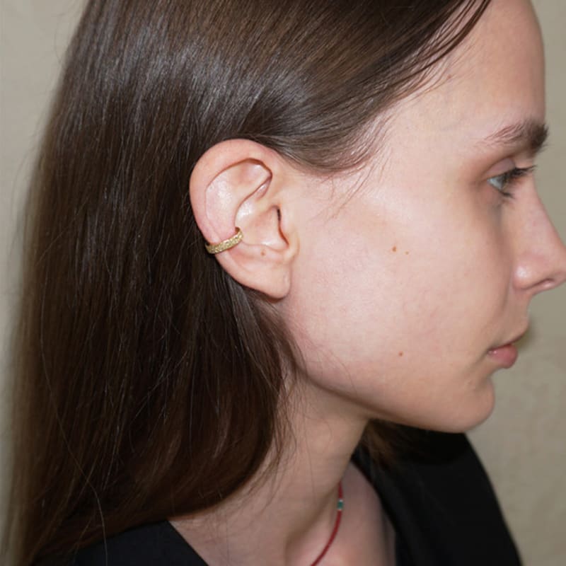 OURPIERRE GRANITO EARCUFF S VERMEIL