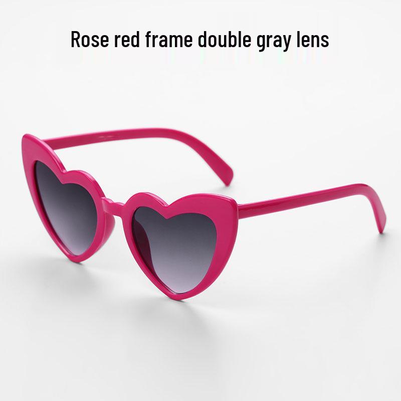 2022 Heart-shaped European & American Style Women's Fashion Slimming Sunglasses