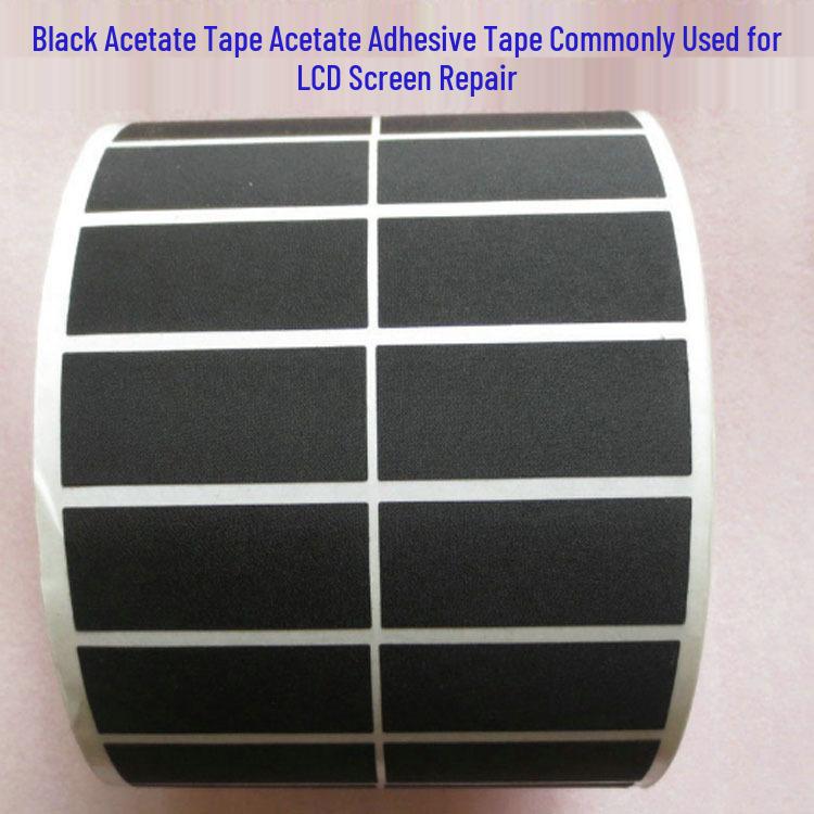 High-Temperature Resistant Black Acetate Cloth Electrical Insulation Tape for LCD TV Screens