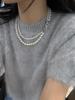 Akoya Gray Pearl Double-Strand Choker with Figure-8 Clasp