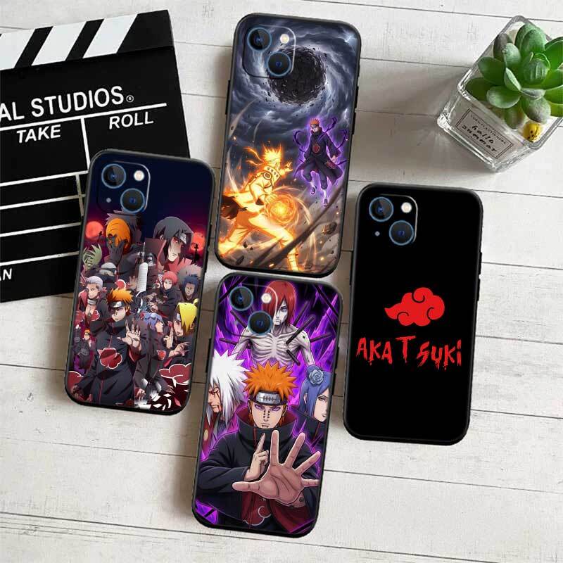 Anime Naruto Akatsuki Phone Case for Xiaomi Poco C40 C51 C50 C55 C65 C71 C75 C85 F8 F7 F6 F5 F3 F2 X7 X6 X4 X3 X2 M7 M6 M5 M4 M3 M2 Pro