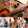 Yousheng Gitarrenplektren-Adventskalender 2025 – 24-tägiger Countdown mit 20 Gitarrenplektren, 2 Oud-Plektren, Plektrumhalter aus Kunstleder und Metalletui – Weihnachtsgeschenk