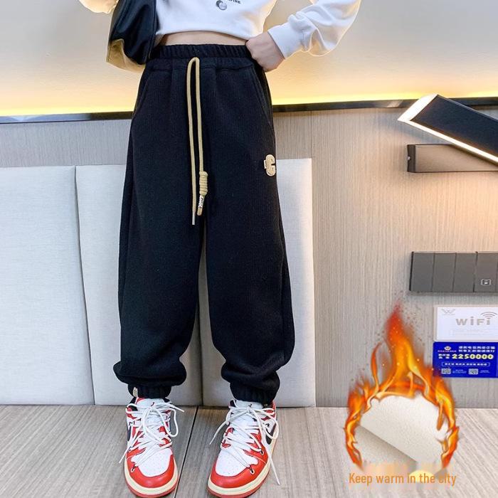 

Зимние однотонные свободные спортивные леггинсы для девочек с бархатной подкладкой 150 cm