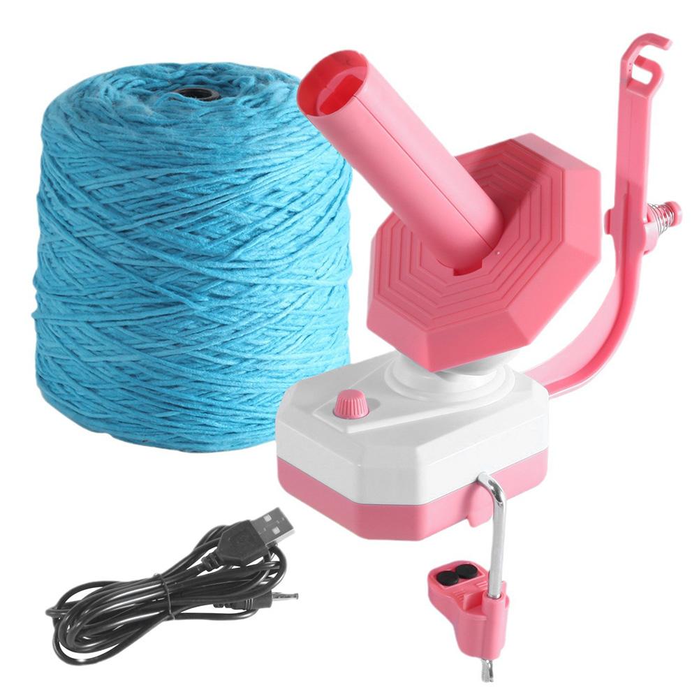 Yarn Winder Electric Yarn Ball Winder Non Slip Base Automatic Yarn Spinner Wool Spinner Roller for Knitting Enthusiast