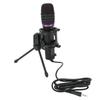 3.5mm Microphone Cardioid Pickup Noise Reduction Wired PC Laptop Mic with Tripod Stand Pop Filter for Gaming Recording