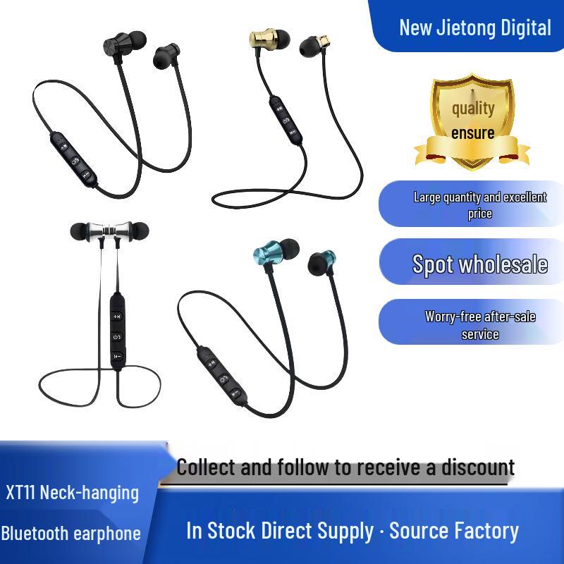 XT11 Magnetic Sports Bluetooth Neckband Earphones