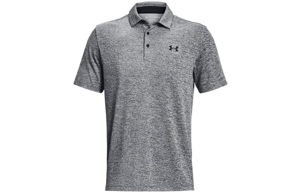Under Armour Polo Shirts Men s Gray Crew Neck Moderate Straight Fit 1378673-002 XXL