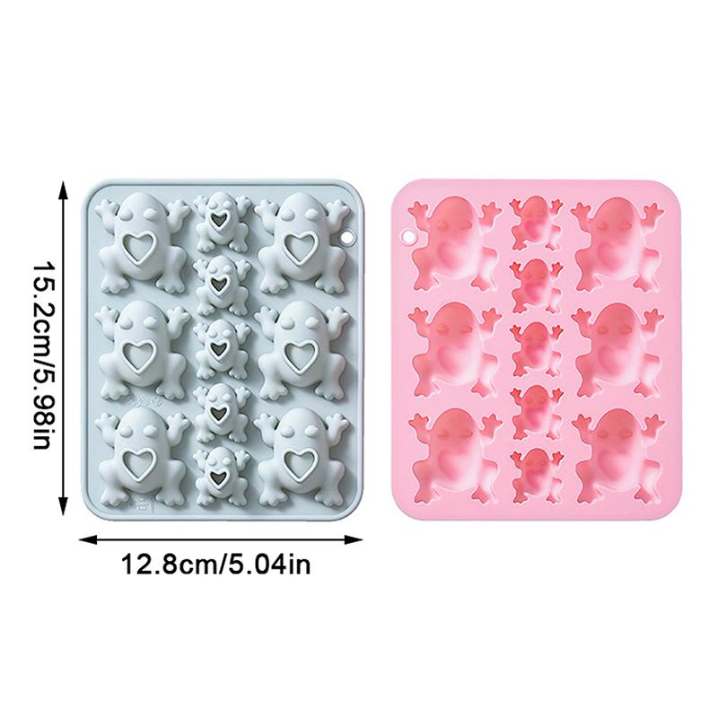 Frogs Silicone Mold, Candy Chocolate Frog Mold For Birthday, Party, Cake Decoration Passover Bake Ware And Ice Tray