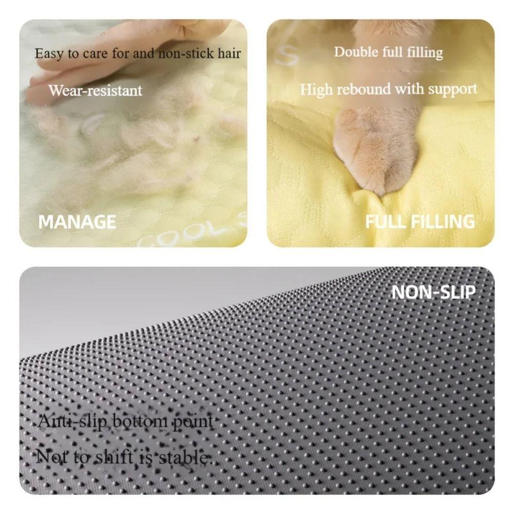 Non-slip Dog Kennel Dopamine Dog Bed Dog Sleep Nest Pet Double-Sided Sleeping Mat  Pet Shop