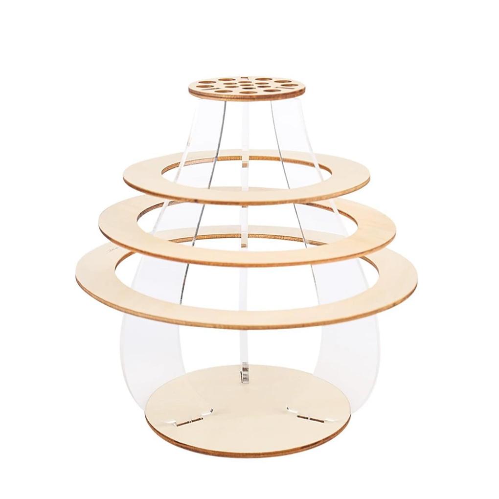 

2025 New 1PC Wooden Puzzle Flower Vase Handmade Home Decor for Living Room Kitchen Bedroom Natural Wood Craft Decorative Gift хаки