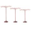3x Iron T Bar Earring Necklace Jewelry Display Stand Rack