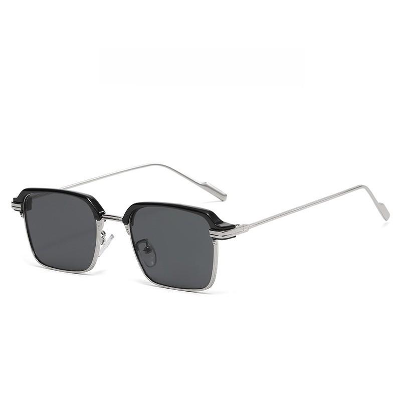 Modern Clear Blue Light Glasses With Metal Frame For Home Office And Commuting Use
