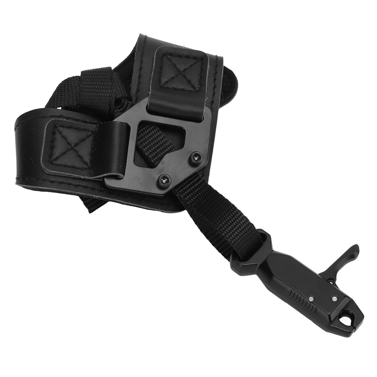 

Допомога для випуску стріли Стрільба з лука Регульований Ремінець на зап ястя для блочного лука Аксесуар для стрільби та полювання Чорний