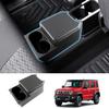 Coleya Rear Console Box for Jimny Nomad JC74 Includes Drink Storage Tray with Easy Car Accessories (5-Door) 2024~, Holder, 2-in-1 Lid, Non-Slip,