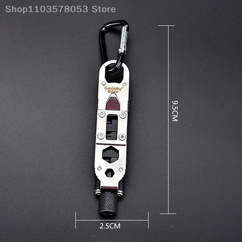 Mini Screwdriver Outdoor EDC Keychain Shape Screwdrivers Portable Multifunctional Steel Repair Combination Tools