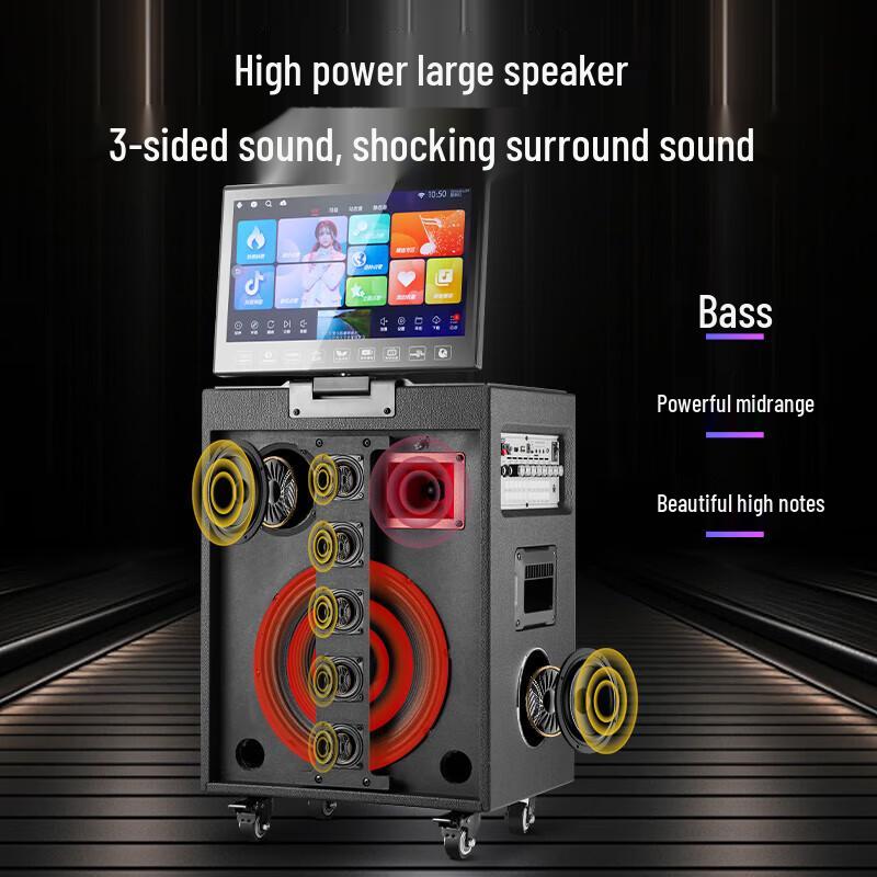 Newman N517 Portable KTV Karaoke Bluetooth Speaker CN Plug (adapter Included)