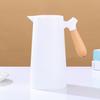 Thermoskanne 1000ml Kapazität Wasserspender Kessel mit Holzgriff Vakuumisoliert Wasserflasche Auslaufsicher Isoliert Kessel für Zuhause Büro Wohnheim