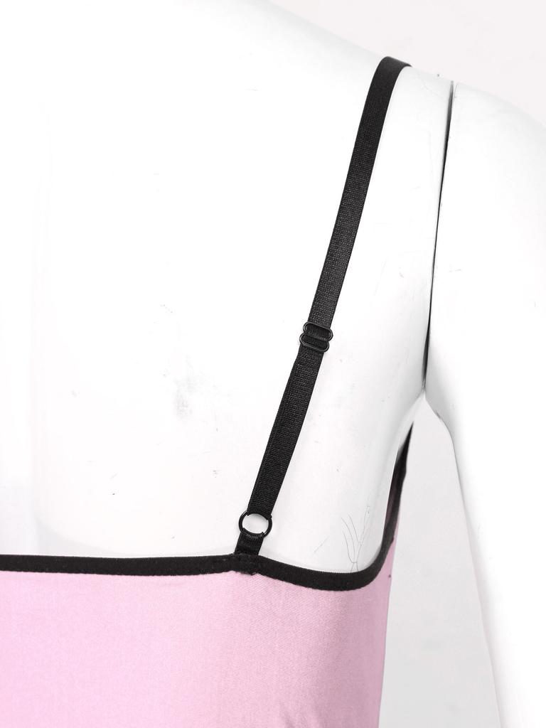 Mens Lace Patchwork Sissy Crossdresser Bodysuit Sexy Jumpsuit Slim Tops Skinny Nightwear