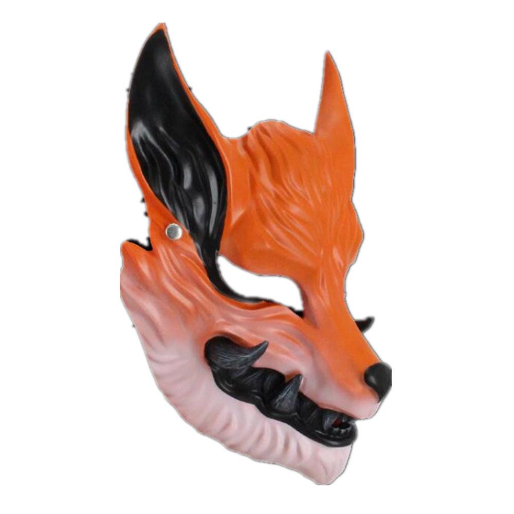 Naruto Kurama Nine Tails Fox Mask Resin Anime Mask For Cosplay And Party Use